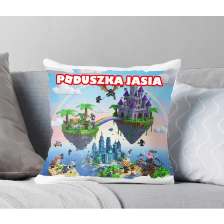 Zestaw prezentowy dla gracza BLOX Poduszka + Kubek z personalizacją